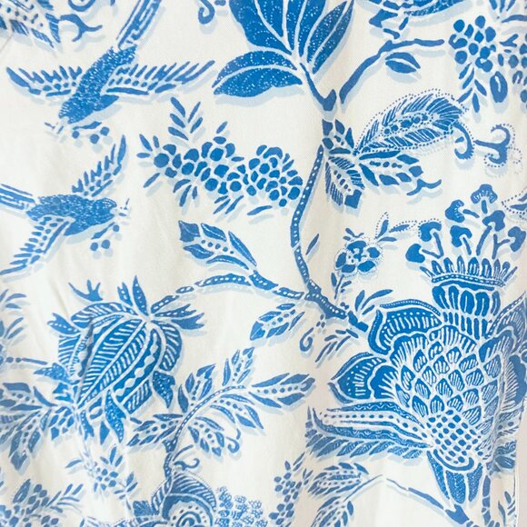 Liverpool Los Angeles Blue Floral Print Pants – Size L - Picture 12 of 17